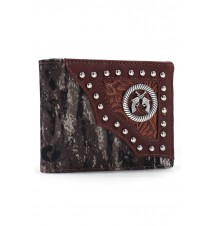 Mossy Oak® Camo Leather Crossed Guns Wallet